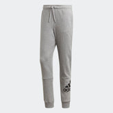 TRADESPORTS.CO.UK Adidas Men's Badge of Sport Fleece Track Pants - Grey